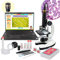 AmScope M40-K-MDM35 IQCREW di 120X 1200X Kids 85+ kit di microscopio Premium con fotocamera a colori, software interattivo adatto ai bambini, diapositive preparate e vuote e molto altro ancora