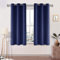 DWCN Blackout Curtains for Bedroom Living Room Curtain Eyelet Curtains & Draps 46 x 54 Inch 2 Panels Navy