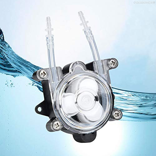 Mini bomba peristáltica DC 12V Bomba de vacío para laboratorio analítico DIY G528 Accesorios de análisis de bioingeniería (tubo de goma de 2x4mm)