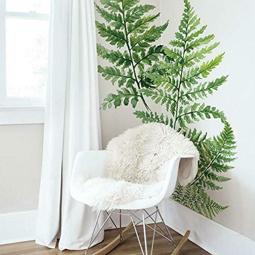 RoomMates RMK4559TBM Watercolor Fern XL Giant Peel and Stick Wall Decals