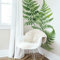 RoomMates RMK4559TBM Watercolor Fern XL Giant Peel and Stick Wall Decals