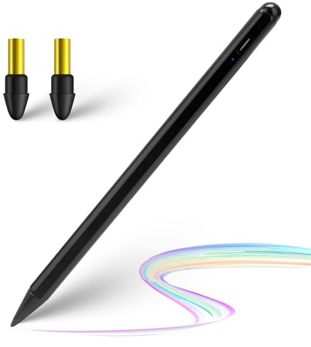 2021 iPad Pro 11 Pennino Pennino 2a Generazione, Palm Rejection e Magnetico con punta POM sostituibile da 1,2 mm per Apple iPad Pro 11 pollici di terza generazione, nero