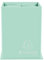 Exacompta - Réf. 67863D - 1 pot à crayons carré de 4 compartiments permettant de ranger ses outils par typologie/usage en carton Aquarel - Dimensions 85x85x110 mm - Couleur Vert pastel