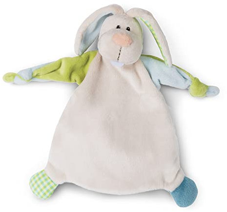 NICI Schmusetuch Hase 25x25 cm – Schnuffeltuch ab 0+ Monaten – Kuscheltuch für Babys & Kleinkinder – Baby Kuscheltier/Schnuffeltuch – Schmusetuch für Mädchen & Jungen