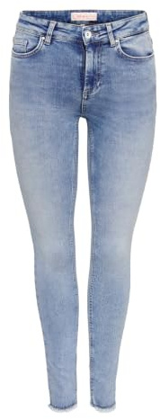 ONLY Damen ONLBLUSH MID SK ANK RAW DNM REA694 15263454