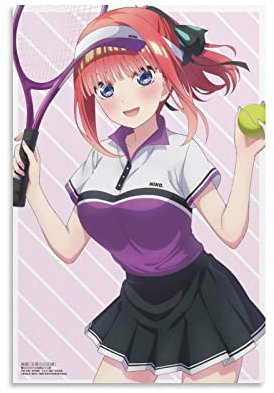 2022 New Anime The Quintessential Quintuplets Poster auf Leinwand und Wandkunst, moderne Familiendekoration, 40 x 60 cm