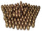 Bio Bällebad Bälle aus nachwachsenden Zuckerrohrrohstoffen (8cm Ø, Gold)