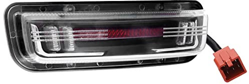 YnGia Motorcycle LED Tail Light Brake Stop Lamp Red & Amber Motorbike Rear Running Light Turn Signal Light 12V for Bobber Chopper Scooter Custom Cafe ATV