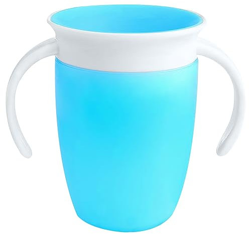 Beber Bebe, 360 Grados de Sellado de Doble manijas de Silicona para bebés, Copa para Beber de 240ml, Capacidad para bebés, Taza de Entrenador para Viajes en el hogar(4#)