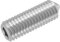 SECCARO Gewindestift mit Spitze M4 x 12 mm, Edelstahl V2A VA A2, DIN 914 / ISO 4027, Innensechskant, 20 Stück