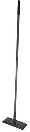 Homéa Telescopic Wipe Mop with 10 Cotton Wipes, Black, Floor Mop, 120 cm