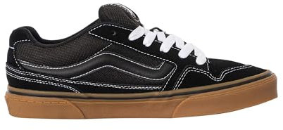 Vans Caldrone Herren Sneaker, Suede Mesh Black Gum, 49 EU