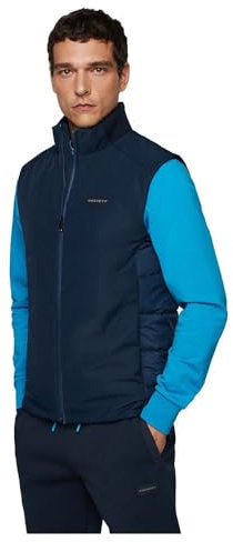 Hackett London Herren Hs Fusion Gilet Jacke, Blue (Navy), 2 Years
