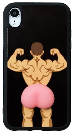 TRADAY Lustige, hässliche Handyhülle, kompatibel mit iPhone XR, lächerlich seltsam, hässlichste verrückte Hülle