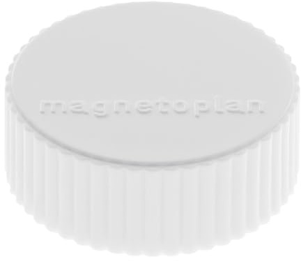 magnetoplan | Magnet DISCOFIX MAGNUM | Ø 34 mm | VE 50 Stk | weiß