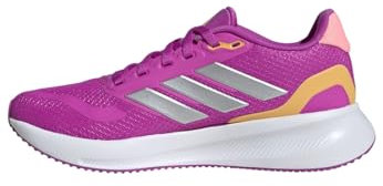 adidas RUNFALCON 5 Shoes Junior, Scarpe da Corsa, Purple/Silver Metallic/Semi Spark, 40 EU