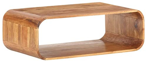 KTHLBRH Sofatisch Kaffeetisch Konsolentische fürs Wohnzimmer Couchtisch 90x50x30 cm Massivholz Akazie für Wohnzimmer, Schlafzimmer