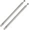 2 Pezzi 76cm 7-Sezione Antenna Radio FM Telescopica, direzione Regolabile a 360 °, Per TV, Radio FM, Telecomando, VCD, Giocattolo Elettrico