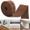 Battiscopa, Pavimento PVC Adesivo, PVC Battiscopa Adesivo 35mm x20m, Battiscopa Adesivo Cucina, Zoccolino Battiscopa in PVC, Battiscopa Passacavi, Battiscopa Cucina Adatto per Bagno, Cucina (Marrone)
