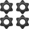 LICQIC 4 PCS Dumbbell Spinlock Collars, Barbell Bar Hexagon Nuts, Spinlock Dumbbell Weights for Dumbell Weight Lifting Fitness Training