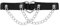 NSKRKOW Gothic Choker Necklace Heart Women Men Emo Punk Chain Adjustable PU Leather Collar Goth Clothing for Harley Quinn Joker Necklace Jewellery, Chain Choker Punk Accessories with Heart Pendant