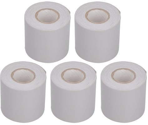 Jwthee 5PCS Air Conditioner Pipe Tape, Pipe Wrap Tape Pvc Tube Protective Tape Portable Wrapping Tapes Insulation Tape for Ac Air Conditioner, 6cm/2.4in Width (Gray)