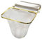 Poludatly Sink Waste Filter Rack, Sink Strainer Mesh Holder, Foldable Sink Strainer Basket, Food Waste Strainer, Rust-Proof Frame With 50 Mesh Bags, Sink Food Catcher