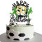 1 Stück Fußball Happy 50th Birthday Cake Topper Alles Gute zum Geburtstag Tortendeko Sport Fußball Kuchen Deko für Soccer Thema 50 Jahre alt Geburtstag Jahrestag Party Kuchen Dekorationen