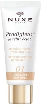 Nuxe Prodigieux Le Teint Eclat BB Cream Farbcreme, feuchtigkeitsspendend, Tonalità Chiara, 30 ml