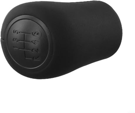 Homeponnew Pomo de palanca de cambios manual de 5 velocidades para Mercedes W639 Vito 2003-2010 - Reemplazo de palanca de cambios de cuero ABS/PU (negro) - Actualización de estilo OEM