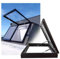 Dachfenster-Hausfenster-Dachluke, manuelles Belüftungsdeck-Installations-Dachfenster mit Aluminiumlegierung und gehärtetem Glas, Notausstieg Dachboden Wintergarten Unterirdischer Beleuchtung
