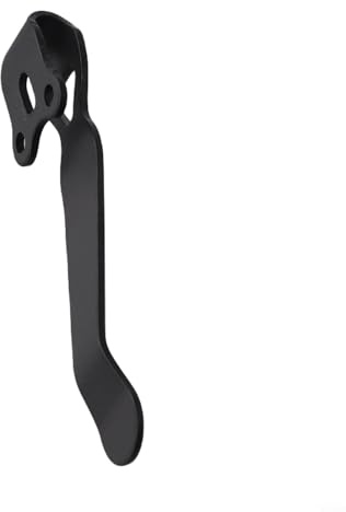 Bebykilemi Ti Deep Carry Pocket Clip, für Messer Legierung Back Clip Ersatz Kompatibel mit mehreren Modellen (Schwarz)
