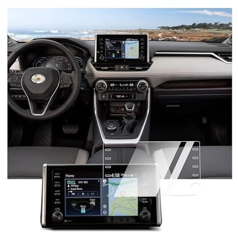 Navigation Schutzfolie 8-Zoll-GPS-Auto-Navigations-Displayschutzfolie Für Toyota Für RAV4 XA50 2019 2020 2021 2022 Für Adventure Für Limited Für TRD Off-Road Entune