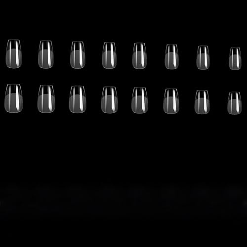 480 Pcs Soft Gels Tips False Nails Press On Semi-Frosted For Extensions