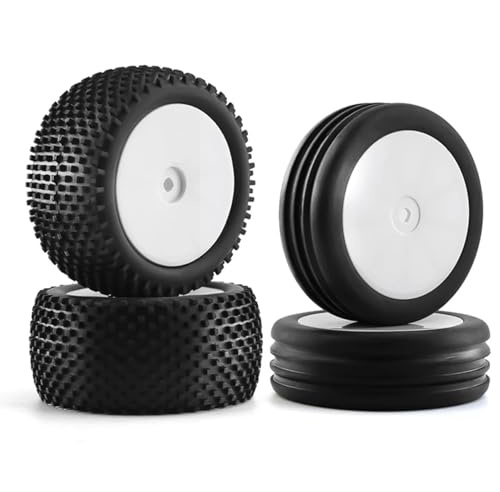 RC Autoteile Für XRAY XB2 Für Serpent SRX2 SRX4 Für Traxxas Für Bandit 1/10 2WD RC Off-Road Für Buggy Auto Gummi Reifen 82 & 87Mm Modifizierte Teile