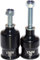 Apex Coopegs Stunt-Scooter Pegs + Fantic26 Sticker (schwarz)