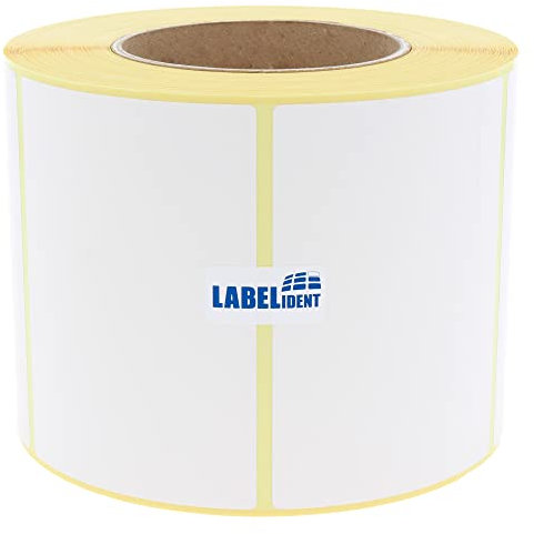 Thermoetiketten - 105 x 74 mm - 1.000 Thermodirekt Etiketten Eco selbstklebend auf Rolle, 76 mm Kern