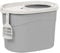 Iris Ohyama Arenero Gato Cubierto con Pala, hasta 7kg, Gris/Blanco, Caixa de areia para Gatos, Caja, para Gatos Grandes y pequeños, Cerrado, Cagadero, WC, Libre de BPA, Cat Litter Box, TECL-20