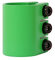 Two Bare Feet TBF Pro Series Scooter Quad & Tri Clamps // Fit TBF Slamm Razor MGP Grit JD Bug (Green (Tri Clamp))