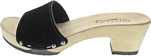 Softclox S3382 Kelly Kaschmir - Damen Pantolette - 01-Schwarz