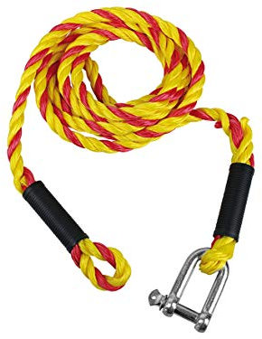 APA 26063 Abschleppseil, bis 4000 kg, Ruckdämpfend, mit Sicherheitsfahne, 4 m