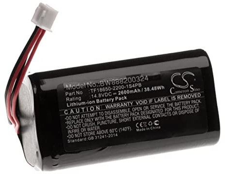 vhbw batteria compatibile con Audio Pro Addon T10, T3, T9 casse, altoparlanti, speaker (2600mAh, 14,8V, Li-Ion)