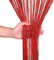 WedDecor Schnur Vorhänge Glitzer Fransen Panel Fliegengitter Zimmer Organizer Quaste Vorhang für Türen, Türöffnung, Windows, Wohnkultur, Ereignis Dekoration, (90cm x 200cm) - Rot, 90 x 200cm