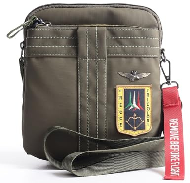 Borsello Tozzo Piccolo Frecce | Aeronautica Militare | AM340-Verde