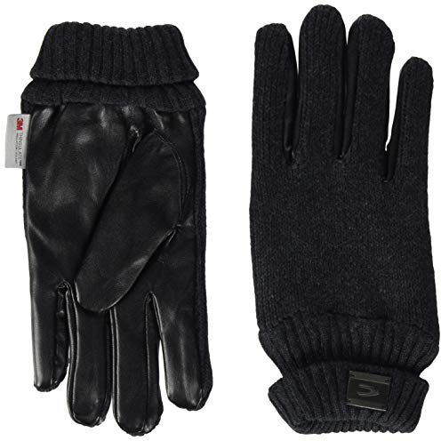 camel active Herren 4083004g3009 Winter-Handschuhe,Schwarz,XL