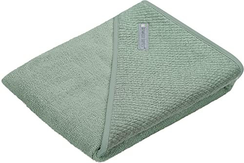 Odenwälder Frottee Kapuzenbadetuch Handtuch 100x100 cm uni deep forest | 32026-596