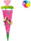 alles-meine.de GmbH Bastelset - Schultüte Farbe & Größe wählbar 70/85 / 100 cm - Pferde & Fohlen - inkl. Name - Farbe frei wählbar - Bastelschultüte - Zuckertüte zum selber..