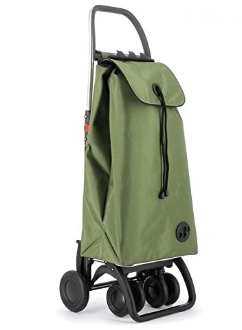 Klappbarer Einkaufstrolley Rolser I-Max MF 4 Räder (2 drehbare) - Kaki