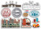 A5 Aufkleberbogen Amsterdam Vinyl Aufkleber – Stadt Niederlande Sehenswürdigkeiten Kultur Stempel Holland Urlaub Reise #78505