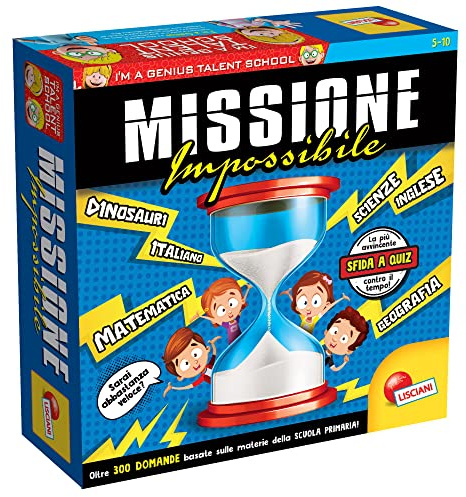 Liscianigiochi I'm a Genius Mission Impossible, Gesellschaftsspiel der kleinen Genien, Mehrfarbig, 97326